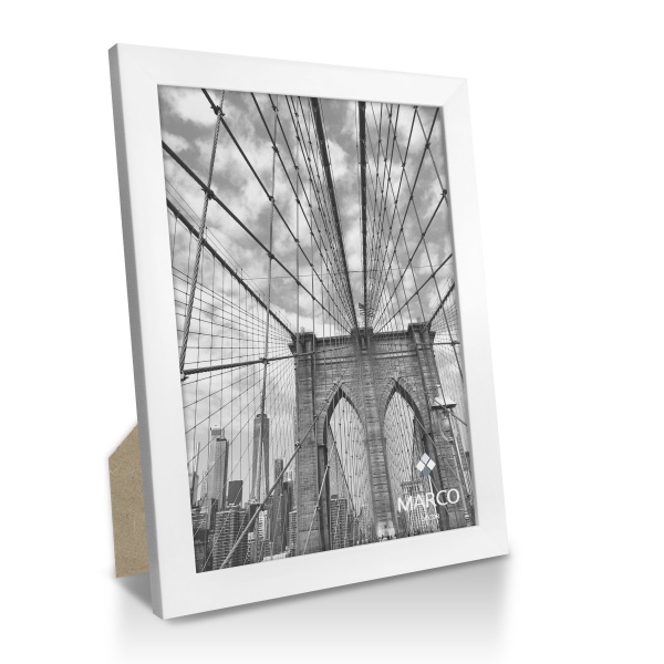 Рамка для фотографии со стеклом MARCO decor 2216 1 фото 15х20 см белый 