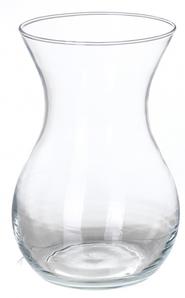 Ваза скляна Asta 18 см прозорий 