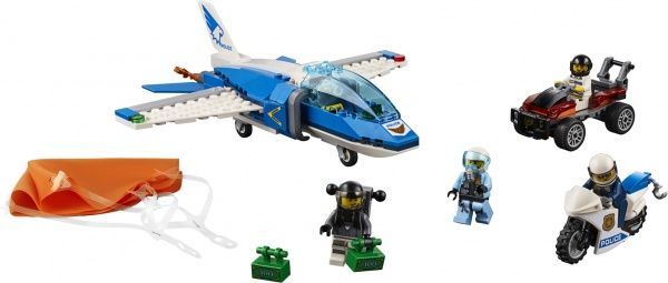 Конструктор LEGO City Воздушная полиция: арест с парашютом 60208