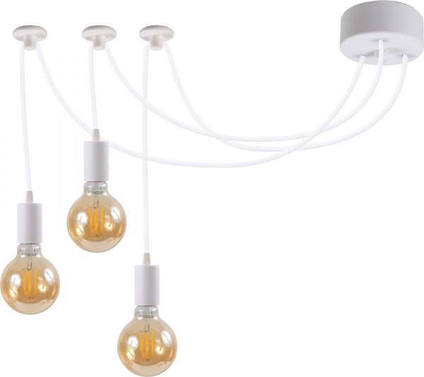 Люстра подвесная Светкомплект Паук EC 203 3x40 Вт E27 белый 