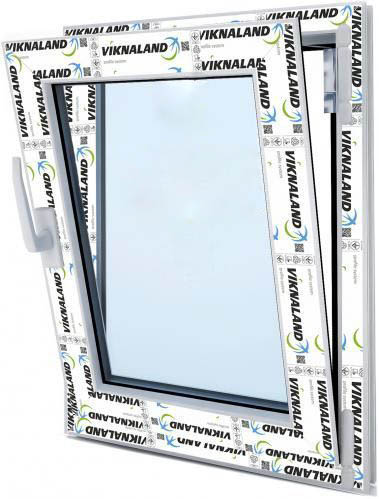 Окно поворотно-откидное VIKNALAND В 70 850x1410 мм правое 