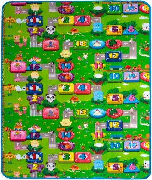 Развивающий коврик Limpopo «Солнечный день и цветные цифры» 150х180 см