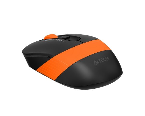 Мышка A4Tech бесшумная Fstyler FG10S (Orange) orange 