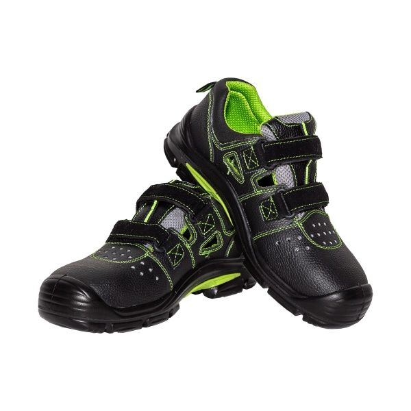 Сандалии Sizam Dallas р.40 36196 черный с салатовым