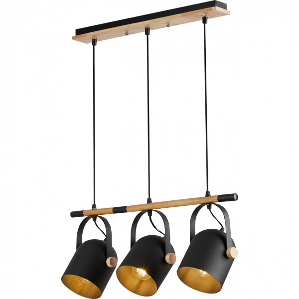 Підвіс Hopfen LOFT HALTBAR PD 3x40 Вт Е27 чорний 