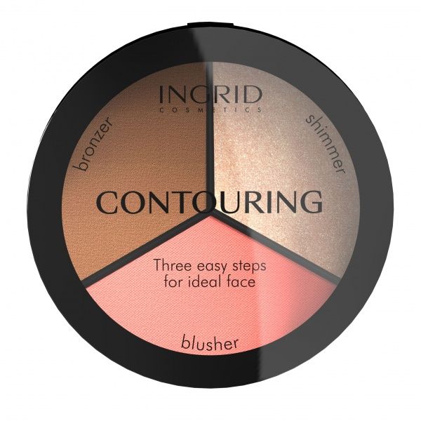 Палетка для контуринга INGRID Contouring Palette 3 в 1 19 г