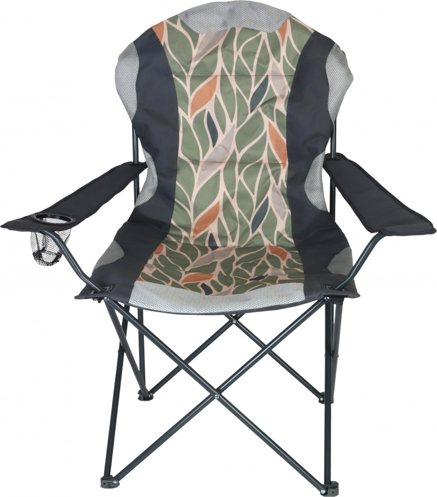 Стул раскладной Compass Кемпинг Плюс& 58х58х105 см OC00182 листья