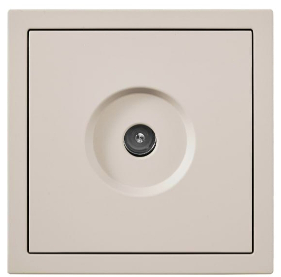 Механизм розетки TV проходная HausMark Juna IP20 песочный/бежевый 7041-1888U2-129