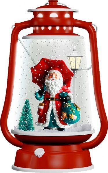 Декорація новорічна Сувенір Ліхтарик що сніжить 42 см LT23U-RWW-110 