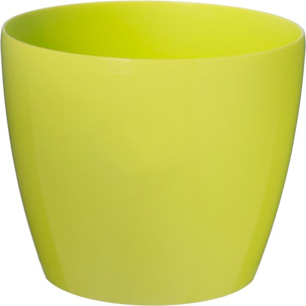 Горшок пластиковый Lamela Магнолия круглый 5,3л лимонный (203) 