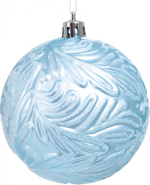 Набор елочных шаров Иней в ассортименте (EPI-N3-8006-310) d 80 мм 6 шт./уп.