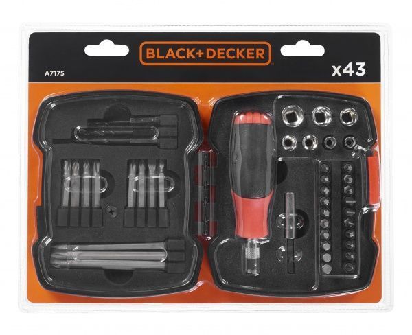 Набор бит Black+Decker A7175 Набор бит 43 шт. 43 шт.