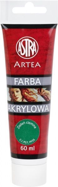 Фарба акрилова Темно-зелена 60 мл Artea Astra
