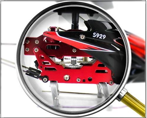 Гелікоптер на ІЧ-керуванні WL Toys 3-к мікро з автопілотом червоний WL-S929r