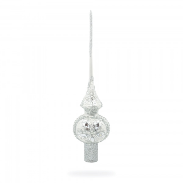 Верхівка скляна Вуаль B-397 матова срібло 