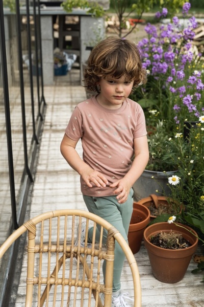 Футболка для мальчиков Koko Noko р.110 светло-сиреневый T46816-37 