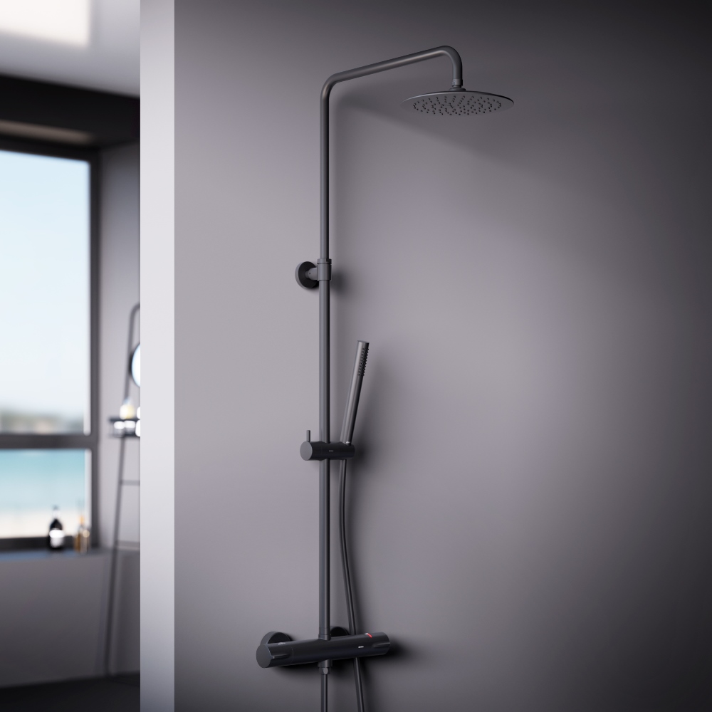 Душова система Damixa 936800300 Scandinavian Pure, з термостатом