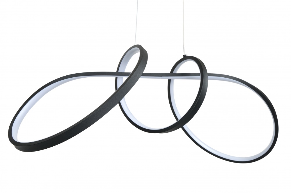 Люстра подвесная Berger 1x45 Вт LED-модуль черный 7021-PL-45 Black