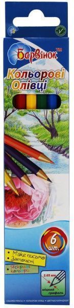 Олівці кольорові Квіти 5-201/3 Барвінок