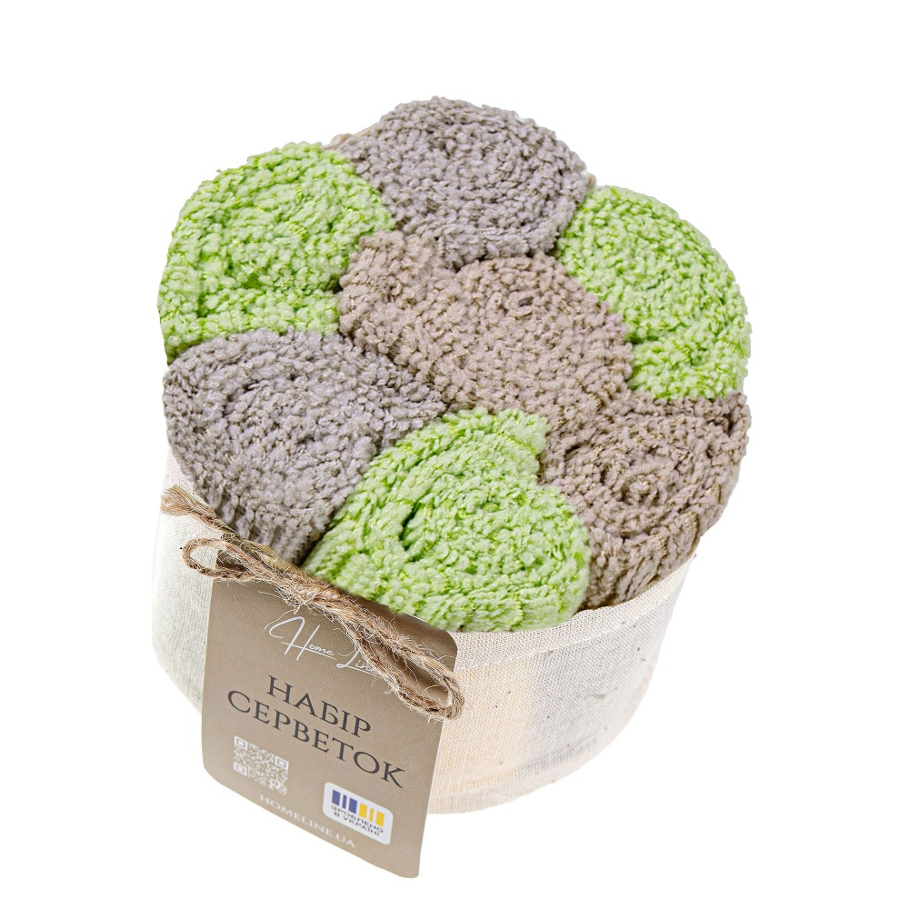 Набір серветок Homeline жакард 30x30 см в асортименті