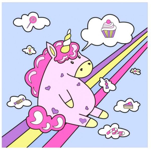 Набор раскраска по контурам Сладости Rosa Kids 