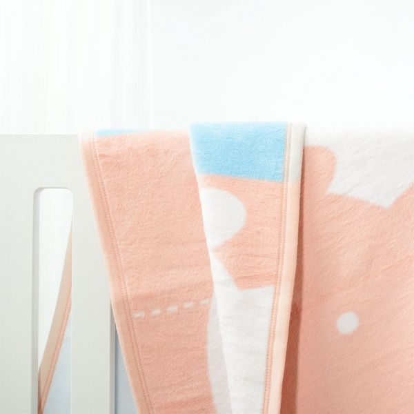 Плед покривало Baby Гіпо 90x120 см рожевий IDEIA 