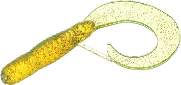 Приманки для ловли рыбы Снейк Твист 64 мм 8 шт. карамель