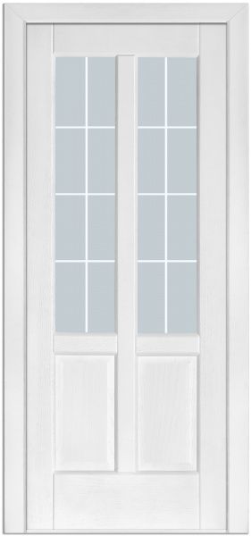 Дверное полотно Terminus №19 ПО 700 мм ясень белый 