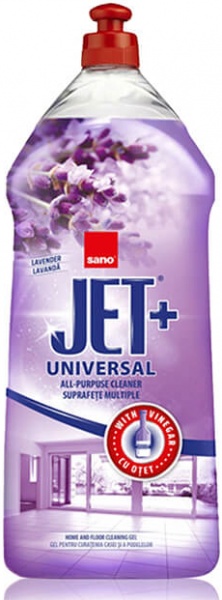 Средство для уборки Sano с содержанием уксуса Jet гель 1,5 л