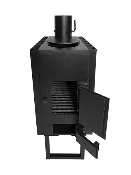 Печь-буржуйка BP-100RV с радиатором и варочной поверхностью