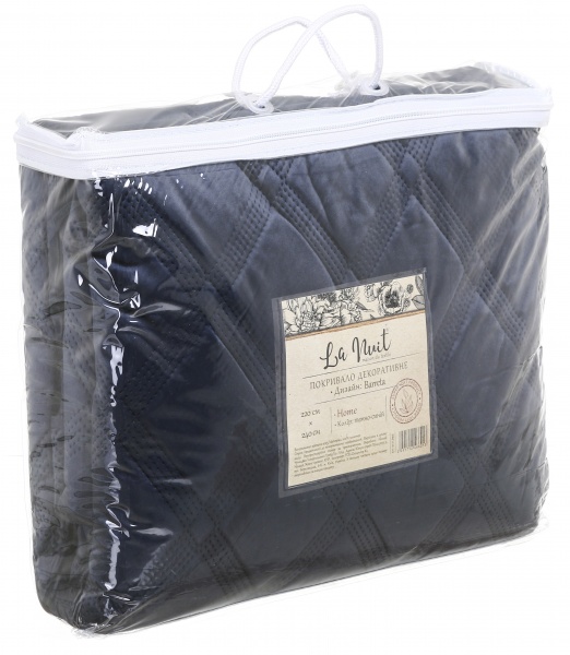 Покрывало Barreta 220x240 см La Nuit темно-синий 