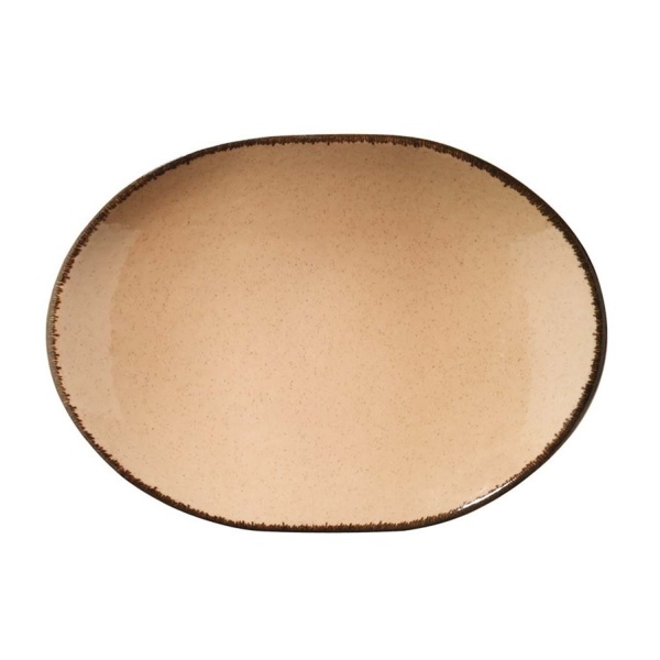 Блюдо овальне Colorx 32 см помаранчевий Kutahya 