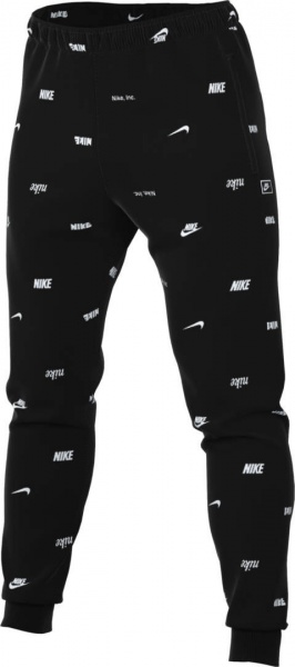 Брюки Nike M NK CLUB+ BB JGGR AOP FB7437-011 р. XL черный