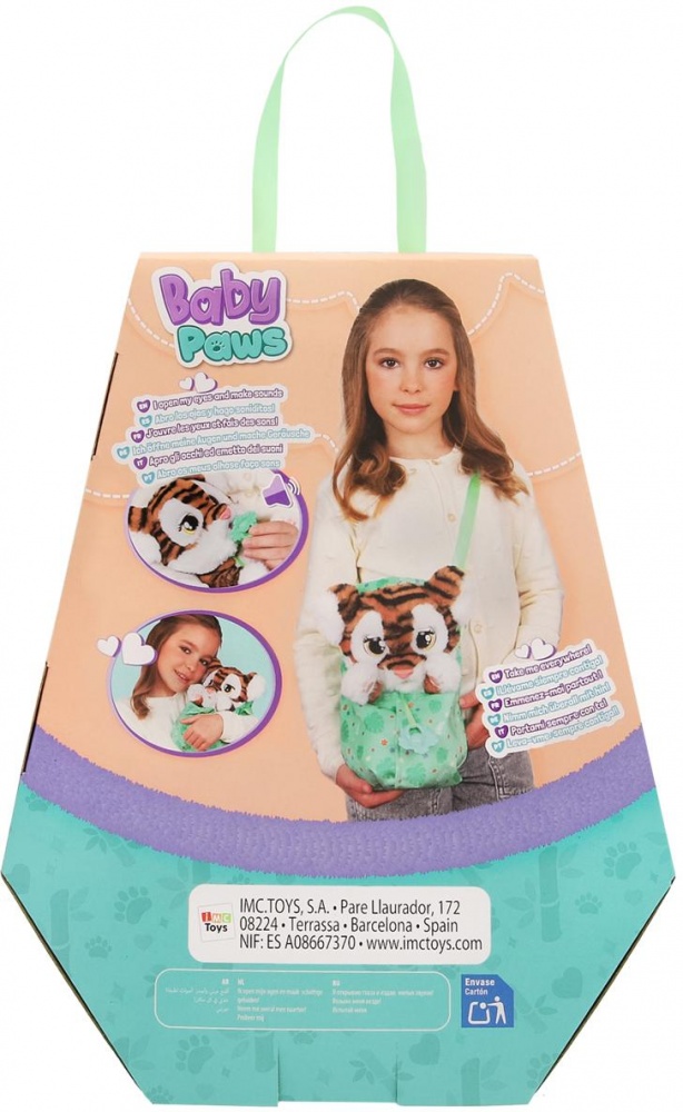 Игрушка интерактивная Baby Paws W3 Тигрёнок 927650IM