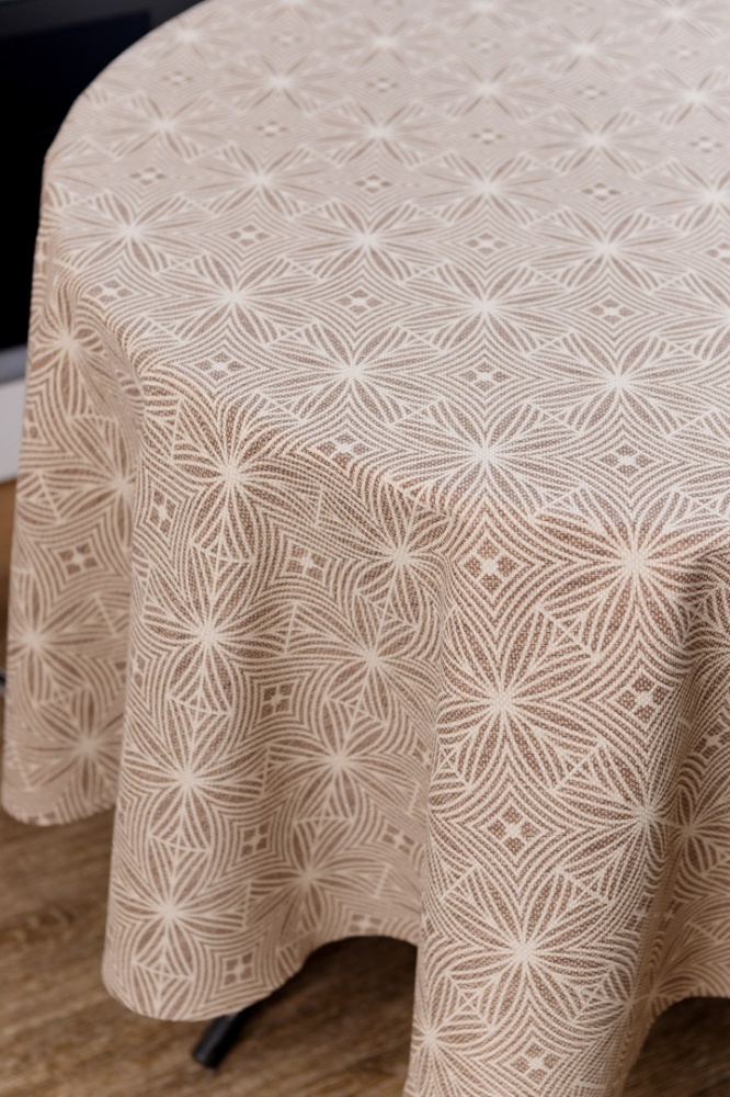 Скатерть Корица Dх180 Прованс