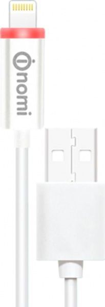Кабель Nomi Lightning – USB 1 м білий (344267) DCLT 10ic 