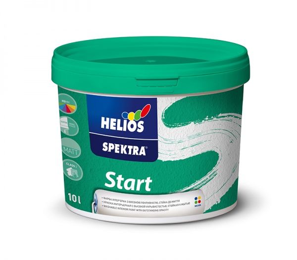 Фарба інтер'єрна акрилова SPEKTRA START(база В3) під тонування мат 4,65л 