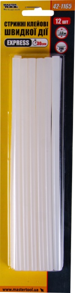 Стрижні клейові MasterTool Express 7,2 мм 12 шт. 42-1165