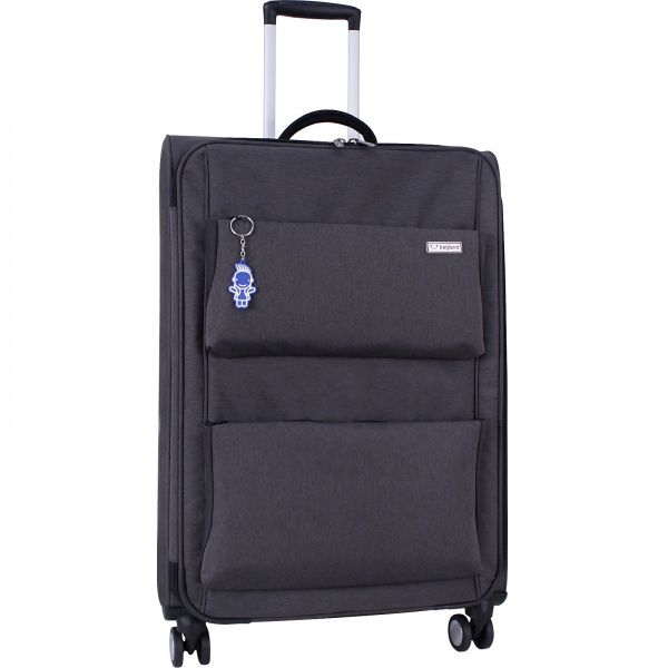 Чемодан Bagland 83 л темно-серый 3716927 