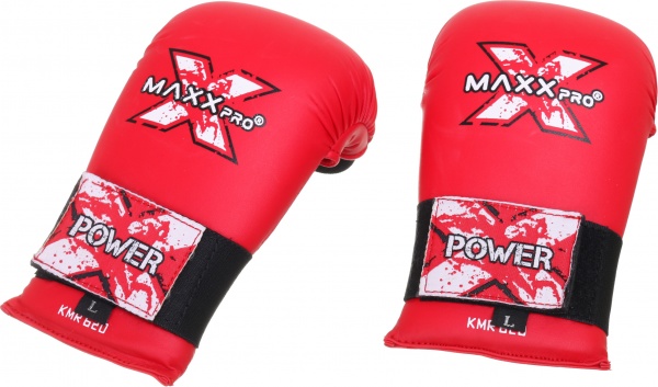 Рукавички для карате MaxxPro KMR-620 Loz червоний