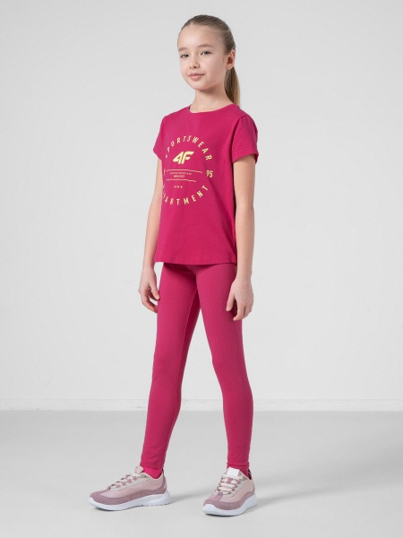 Футболка 4F 4FJSS22TTSHF121-55S р.158 фуксия