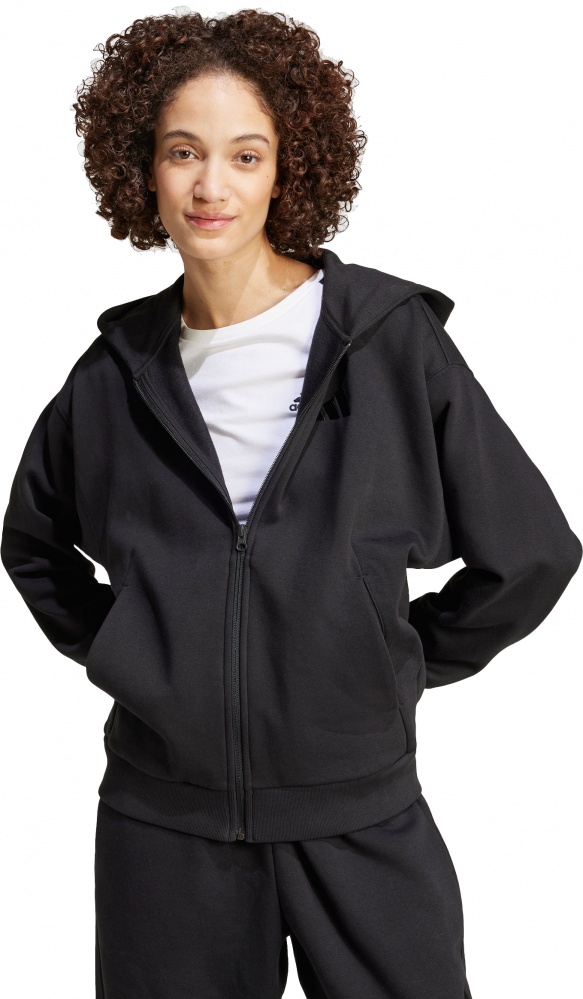 Джемпер Adidas W ALL SZN FZ HD IX3809 р.L черный