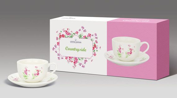 Набор чайный Countryside 250 мл 12 предметов на 6 персон CS0901B Limited Edition