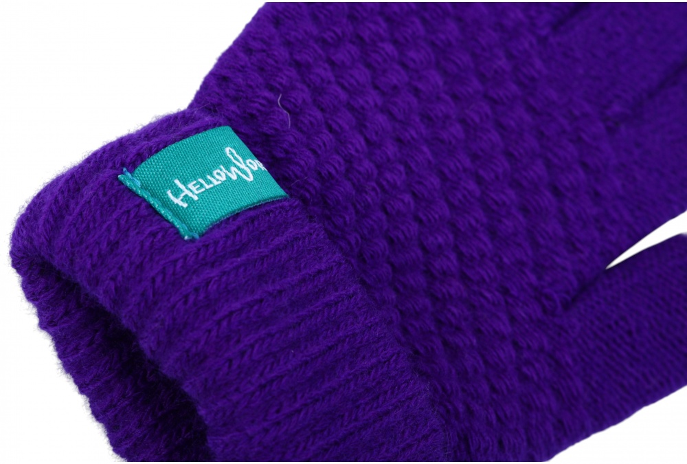 Рукавицы HW для девочек р.12-14 /фиолетовый