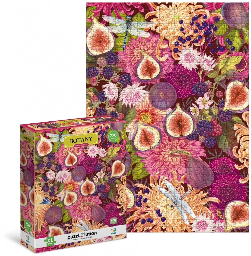 Пазл DoDo Easy-XL Ботаника. Инжир и цветы 770 элементов 300615