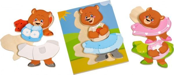 Набір Іграшки з дерева Ведмежа Катя