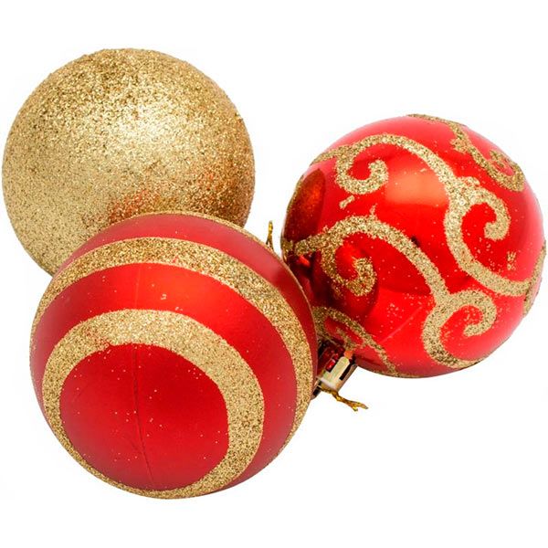 Набор пластиковых шаров N4B-7006S-R/G 6 шт