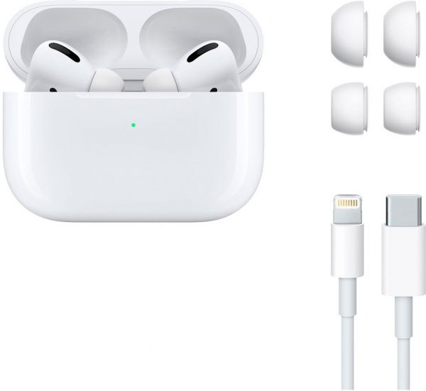 Навушники Apple AIRPODS PRO WITH WIRELESS CASE-RUS white MWP22RU/A 