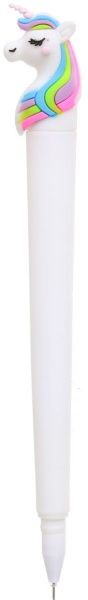 Ручка гелевая Белый единорог 