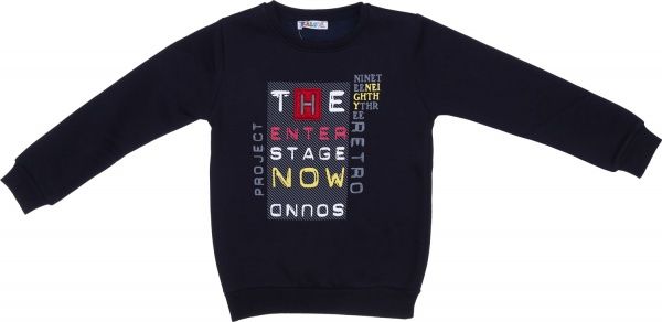 Свитшот ALG р.98 темно-синий 221453 